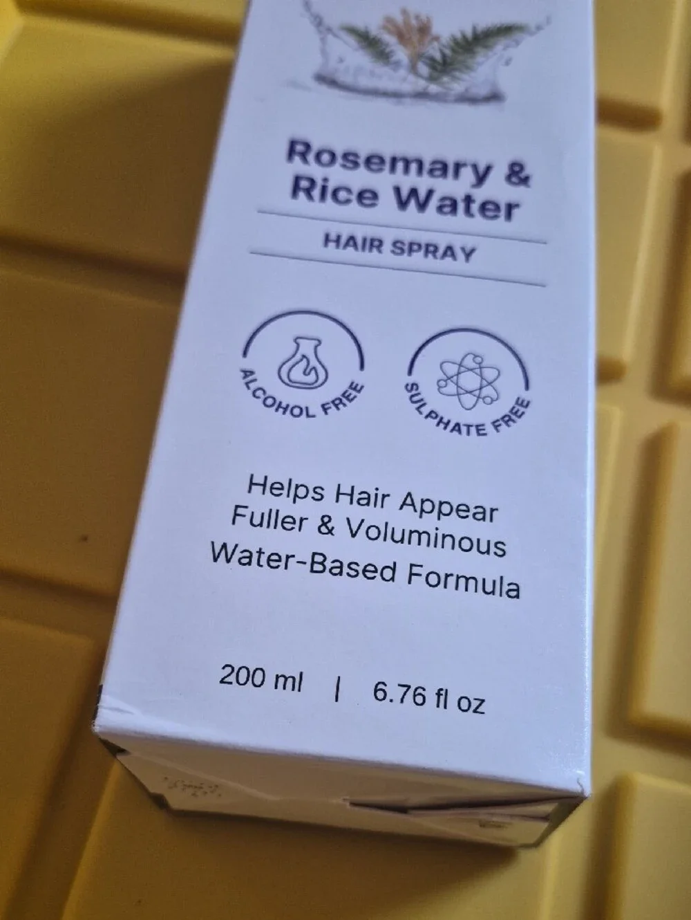 Rosemary & Rice Water Hair Spray - White